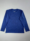 Under Armour HeatGear Blue Long Sleeve Tee – (L)