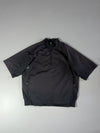 Adidas Half-Zip Short Sleeve Windbreaker Pullover — Black (XL)