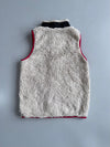 Jordan Sherpa Fleece Vest | Cream Black Red (XS)