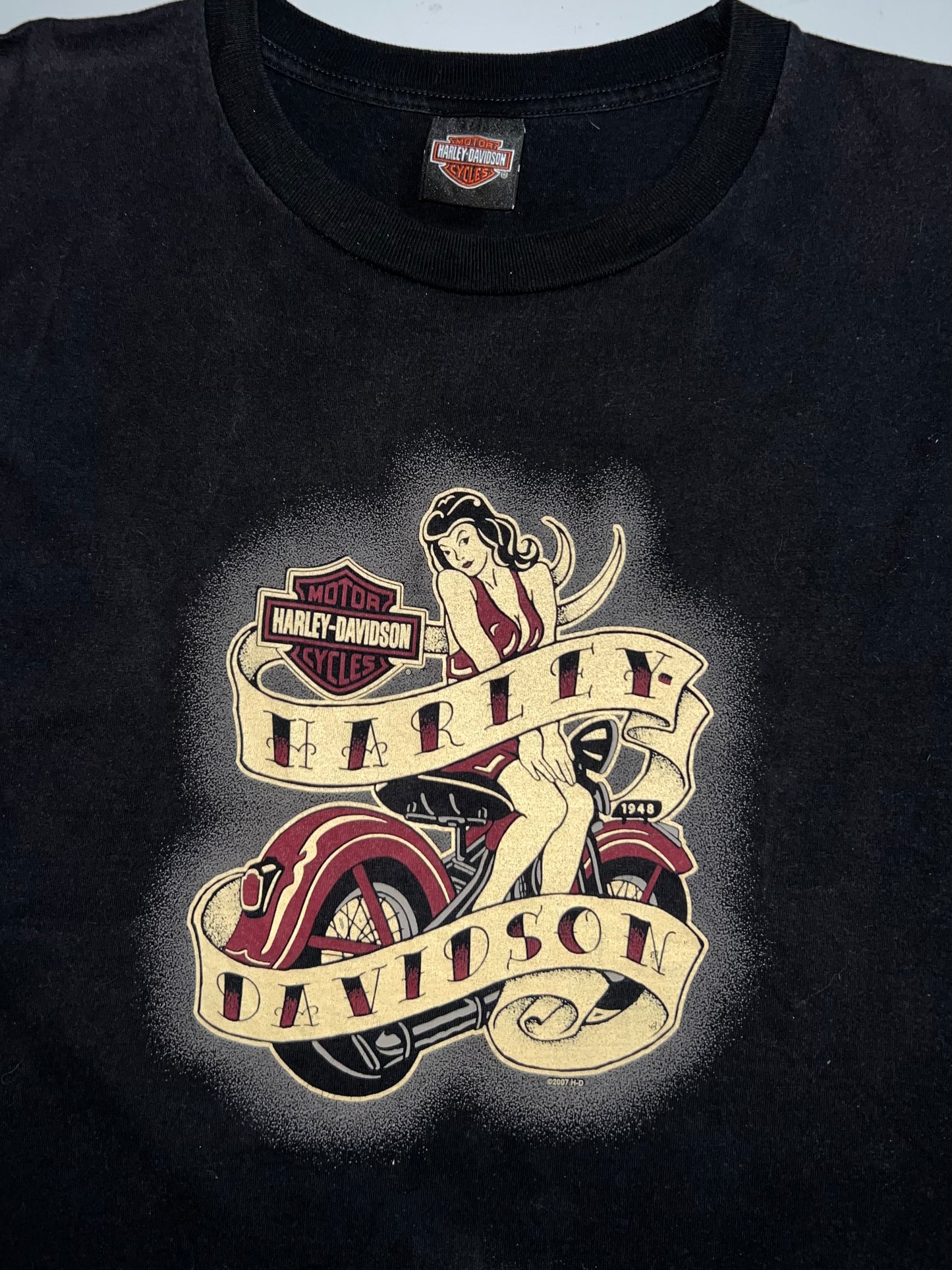 !                                       Harley Davidson Authentic Vintage tee Size - (XL/2XL)