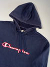Champion Elite Script Logo Hoodie – Navy (S)