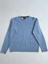 Tommy Hilfiger Sky Blue Lambswool Crewneck Sweater – (M)