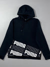 Puma Black Logo Print Hoodie (M)