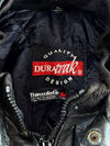 Duratrak Thinsulate Black Leather Bomber Jacket (XL/2XL)