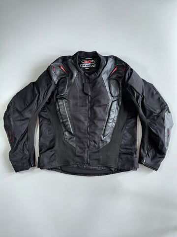 Alpinestar Original leather/Mesh Moto Racing Jacket - Hump On back (Paded) (XL)