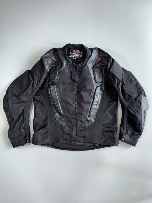 Alpinestar Original leather/Mesh Moto Racing Jacket - Hump On back (Paded) (XL)