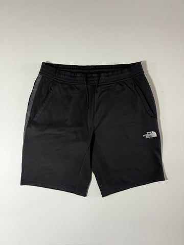 The North Face Black Grid Fleece Shorts (W:35) (L:21)