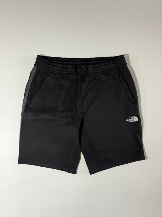 The North Face Black Grid Fleece Shorts (W:35) (L:21)