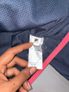 Fila Navy Windbreaker Jacket with Pink Stripe Women’s (S/M)