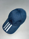 Adidas Navy 3-Stripes Cap – Tonal Embroidered Logo (Adjustable)