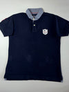 Tommy Hilfiger Polo with Chambray Collar – Black (2XL)