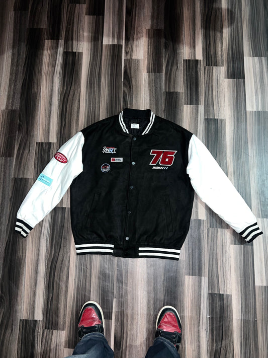 ZPremium Leather Sleeves Jacket S/M