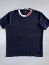Tommy Hilfiger Navy Signature Collar Tee (L)