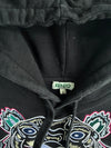 Kenzo Paris Tiger Embroidered Black Hoodie (M)