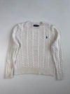 Polo Ralph Lauren Cable Knit Crewneck Sweater (S/M)