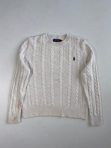 Polo Ralph Lauren Cable Knit Crewneck Sweater (S/M)