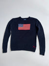 Polo Ralph Lauren Navy Flag Sweater Chunky Knit (M/L)