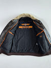 ARMA Jeans “Flying Squadron Defender No.45” Bomber(Furr Coller) Jacket (XL)