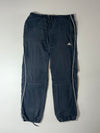 Adidas | Vintage Navy Piping Track Pants | (W:36) (L:42)