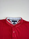 Tommy Hilfiger Polo Shirt – Red, 40’s Two Ply Cotton, Men’s (2XL)