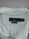 Ralph Lauren Oxford Stripe Button Down Shirt – Green/White(M)