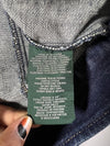LRL Lauren Jeans Co. Denim Moto Jacket: women's (L)