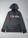 Adidas Climawarm Grey Hoodie Colorblock Logo (S)