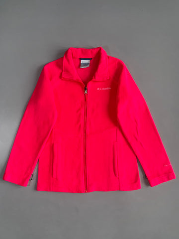 Columbia Interchange Hot Pink Full Zip Fleece Jacket (S)