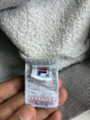 Fila Grey Henley Hoodie with 73 Sleeve Patch(M)