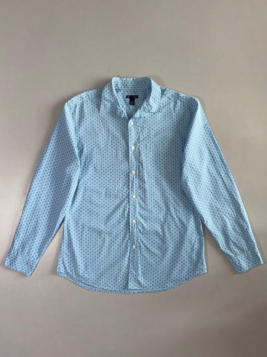 Gap Classic Fit Medallion Print Shirt (L/XL)