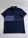Tommy Hilfiger | Navy Flag Colorblock Polo (L)