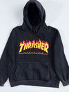 Thrasher Magazine | Flame Logo Hoodie | Black (M)