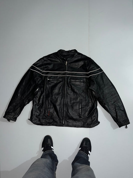 ! Super Premium Original Leather (RARE) (Pockets on Arms) (2XL/3XL)