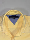 Tommy Hilfiger Pastel Yellow Short Sleeve Button-Up Shirt (M/L)