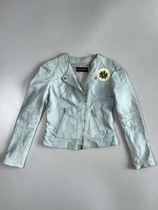 Roberto Della Croce (Double Zipper) Premium Original Leather Jacket (XS)