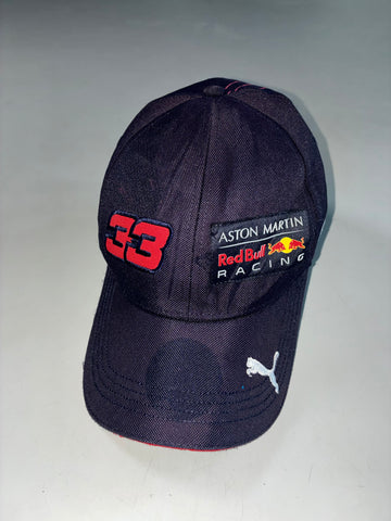 Puma Aston Martin Red Bull Racing #33 Max Verstappen F1 Cap – Navy (Adjustable)
