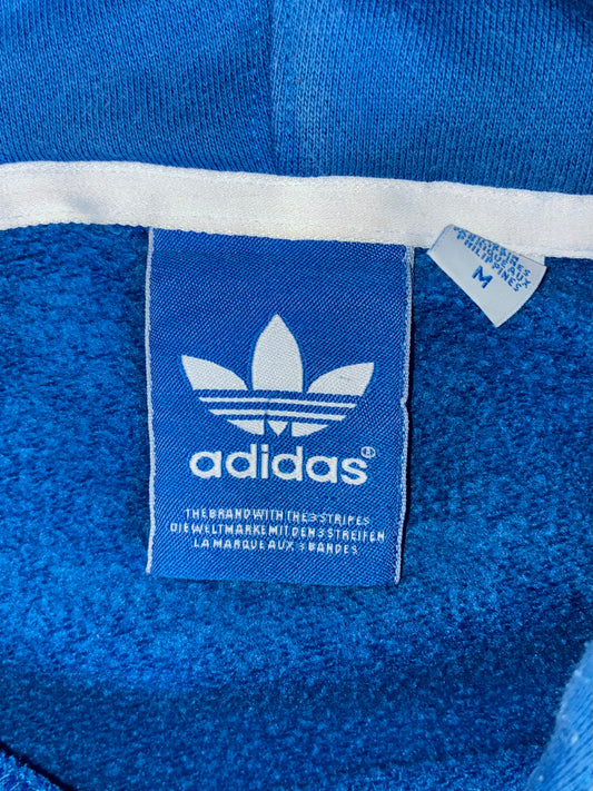 Adidas Originals Blue Trefoil Logo Pullover Hoodie (L)