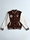 Disney Winnie the Pooh Brown & Cream Varsity Jacket (S/M)