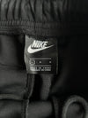 Nike Black Swoosh Tapered Track Pants (W:32) (L:38)