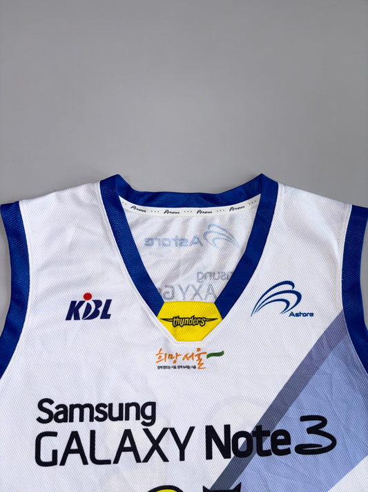 KBL Seoul Samsung Thunders | Galaxy Note 3 Sponsored Game Jersey | #25 (2XL)