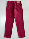 Lee Maroon Denim Jeans (W:34|L:46)