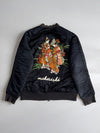 Maharishi Reversable Black Quilted Bomber Jacket Tiger Embroidery (L)