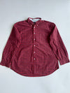 Tommy Hilfiger Plaid Button-Up Shirt – Red/Navy/Green  (2XL)