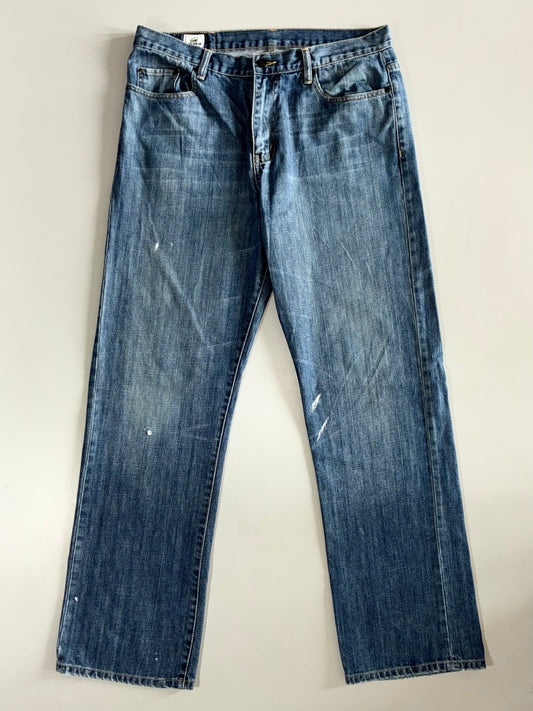 Lacoste Blue Distressed Straight Denim (W:36|L:44)