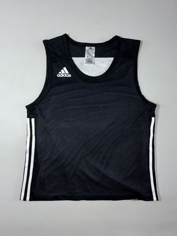 Adidas 3-Stripes Reversible Basketball Jersey Tank – Black / White (M)