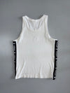 Adidas Originals White Tank Top with Taping (M)