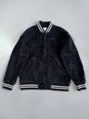 Supreme | Pure Suede Leather Varsity Bomber Jacket (M)