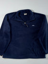 Vintage 90s Quiksilver Quarter Zip Fleece – Navy (XL)