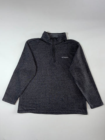 Columbia Quarter-Zip Fleece Pullover - Charcoal Grey (2XL)