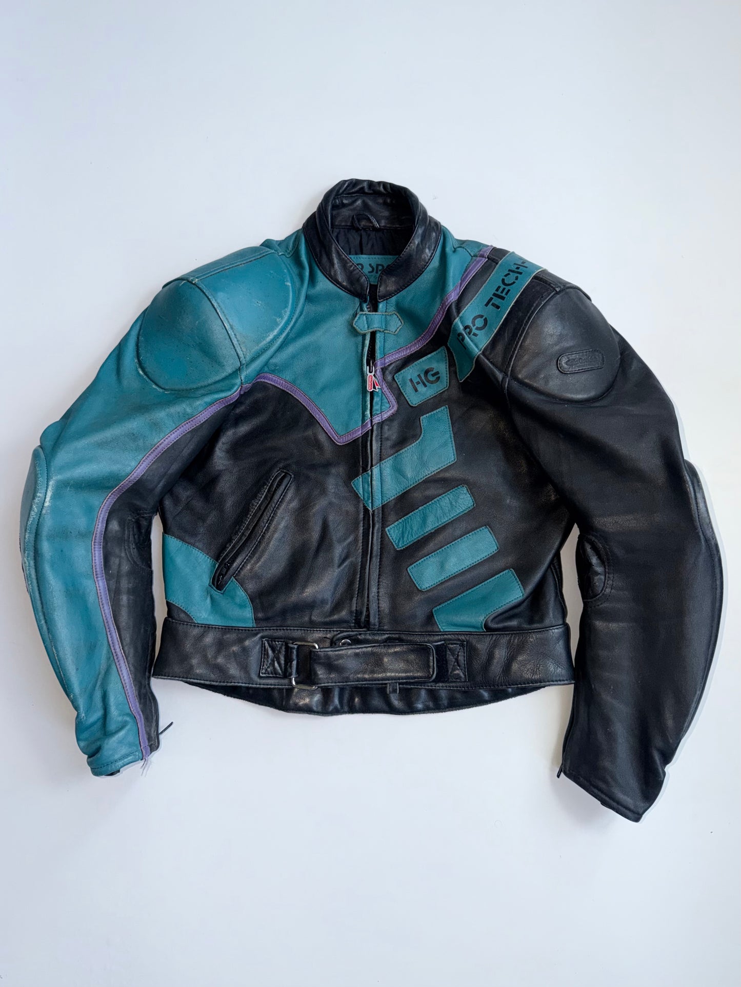ZVintage Pro Sports Pure Leather  Racing Jacket (PADDED) (M)